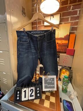Aeropostale brand jeans, likely a classic straight or slim fit